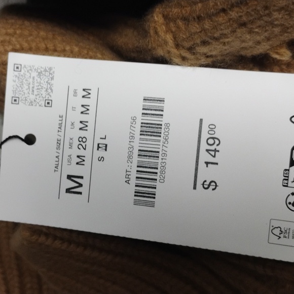 Zara 100% Wool Sweater - Picture 7 of 7